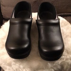 Dansko Black Clogs - unisex
